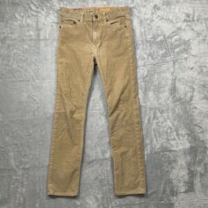 J.Crew Crewcuts Corduroy Pants Boys 10 Tan Excellent Stretch Straight Leg